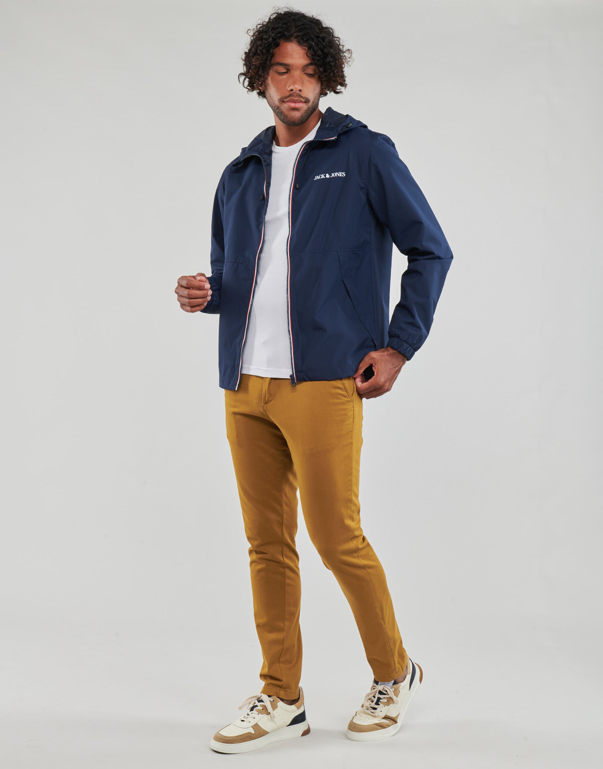 Pantalone Chino Uomo Jack & Jones  JPSTMARCO JJBOWIE SA  Marrone