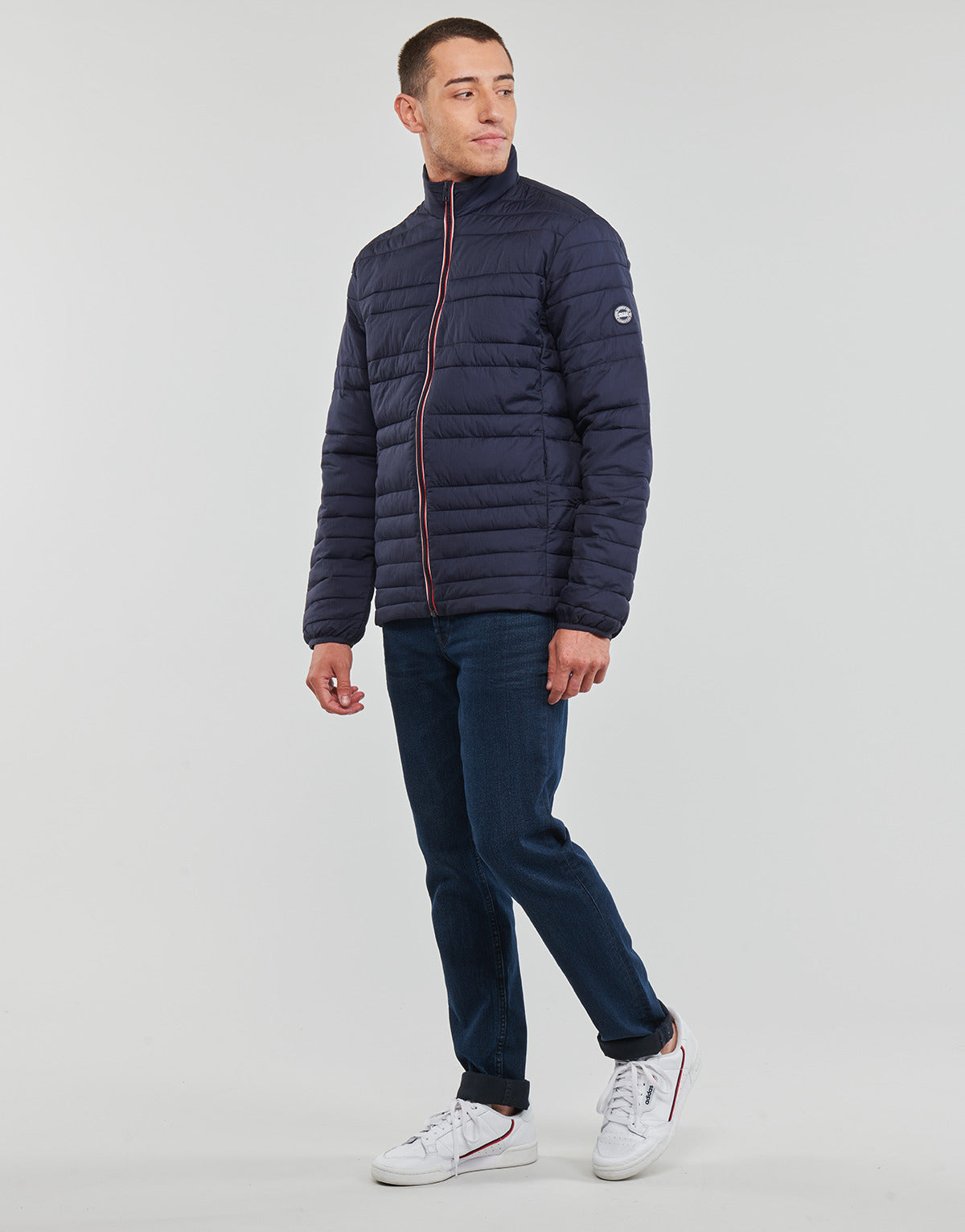 Piumino Uomo Jack & Jones JJSANTO PUFFER JACKET Marine