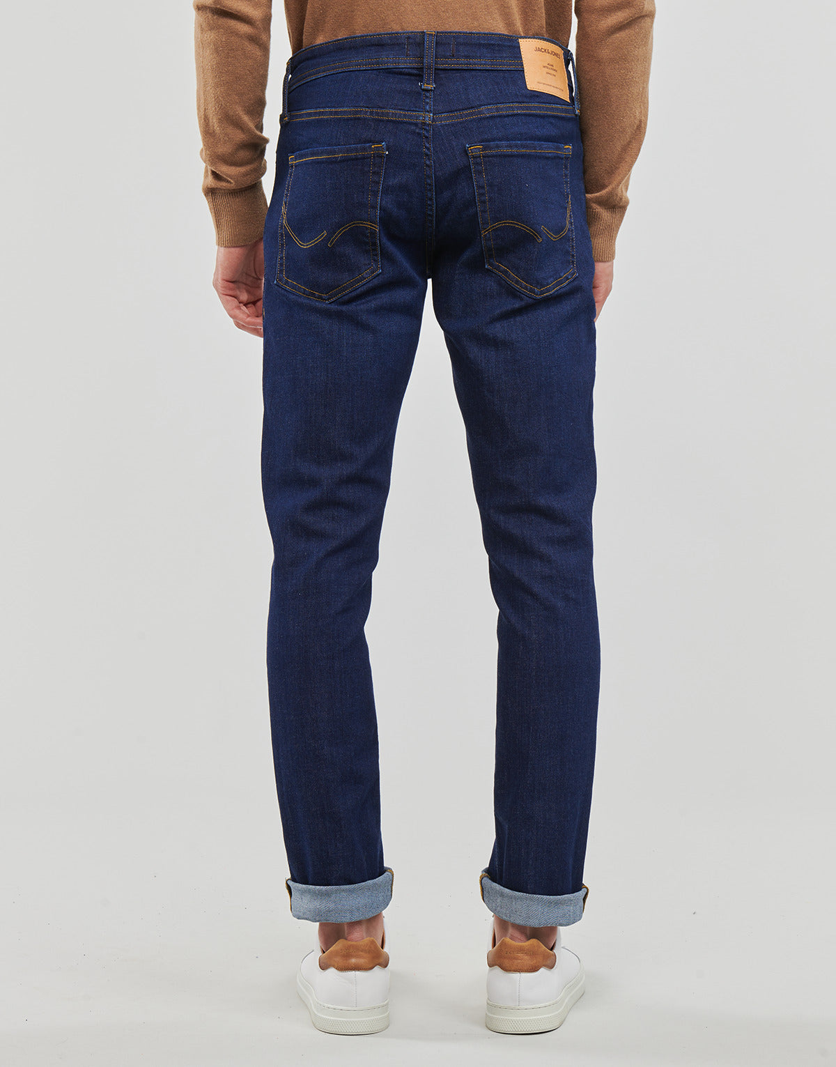 Jeans Slim Uomo Jack & Jones JJIGLENN JJORIGINAL AM 861 Blu