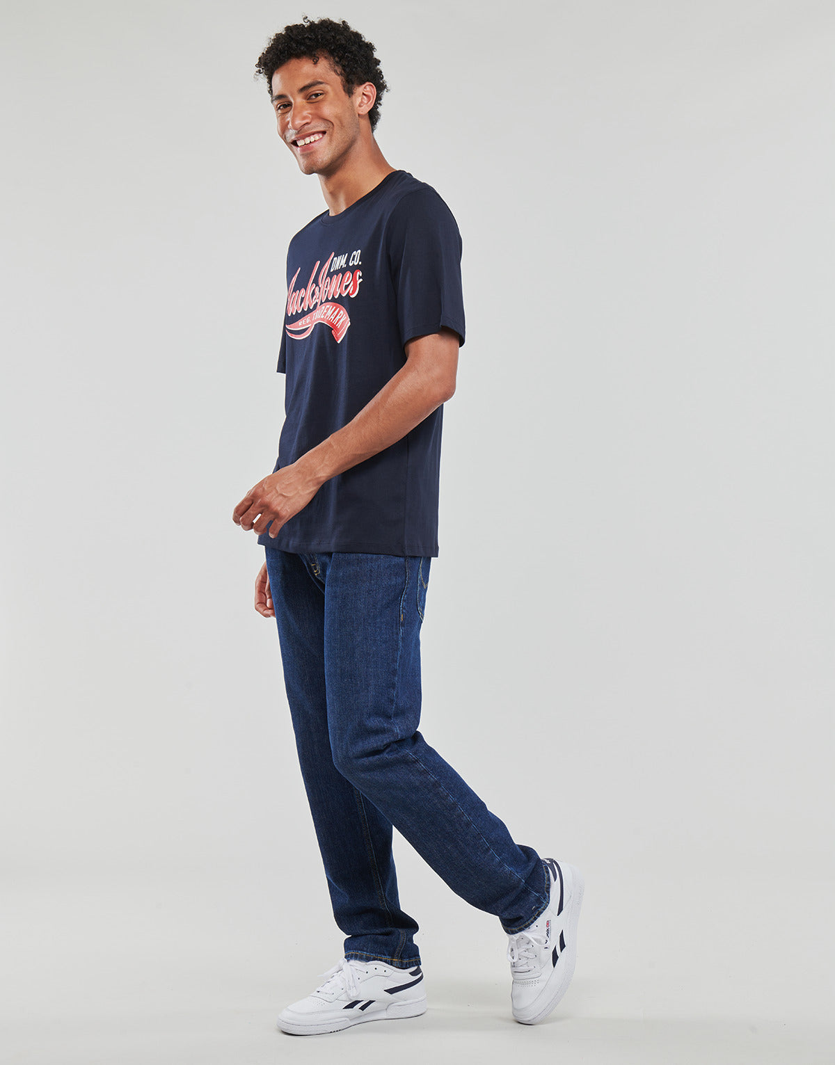 Jeans Uomo Jack & Jones JJICLARK JJORIGINAL AM 380 Blu