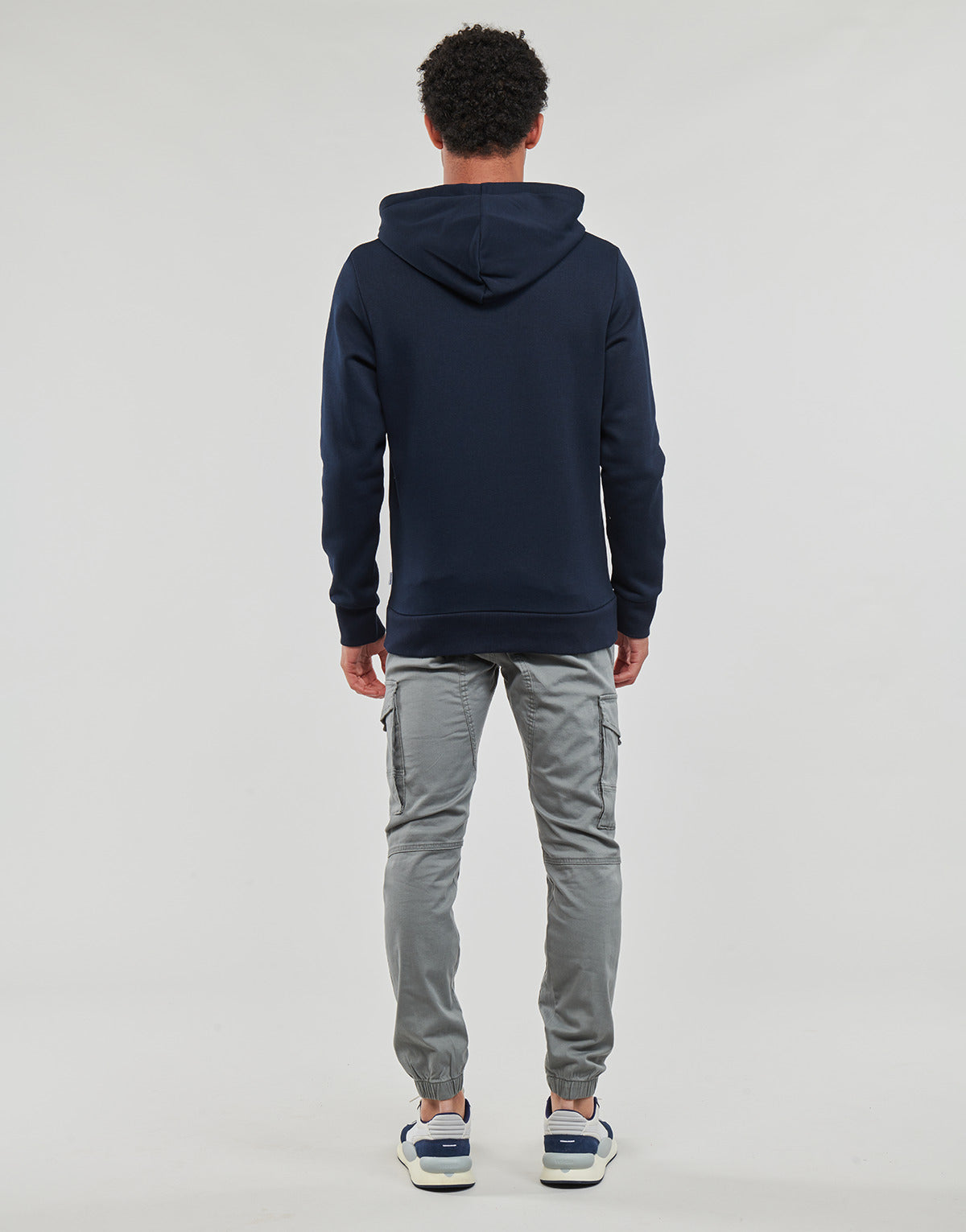 Felpa Uomo Jack & Jones  JJECORP LOGO SWEAT HOOD PLAY  Marine