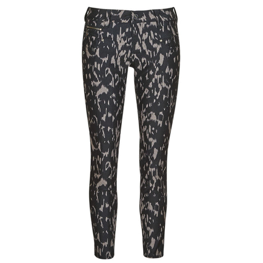 Jeans Slim Donna Freeman T.Porter ALEXA CROPPED METALLO Nero