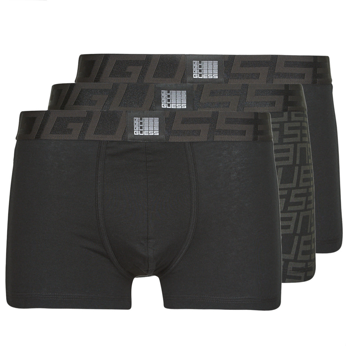 Boxer Uomo Guess IDOL BOXER TRUNK PACK X3 Nero