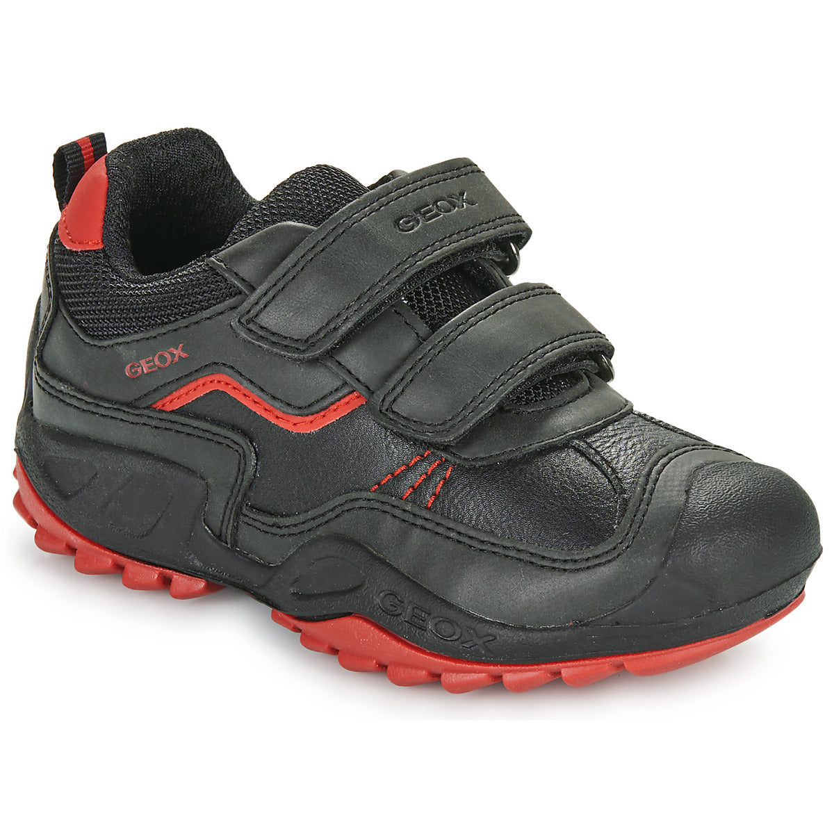 Scarpe bambini ragazzo Geox  J N.SAVAGE B. A  Nero