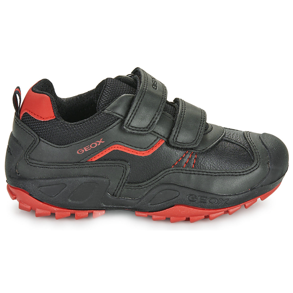 Scarpe bambini ragazzo Geox  J N.SAVAGE B. A  Nero