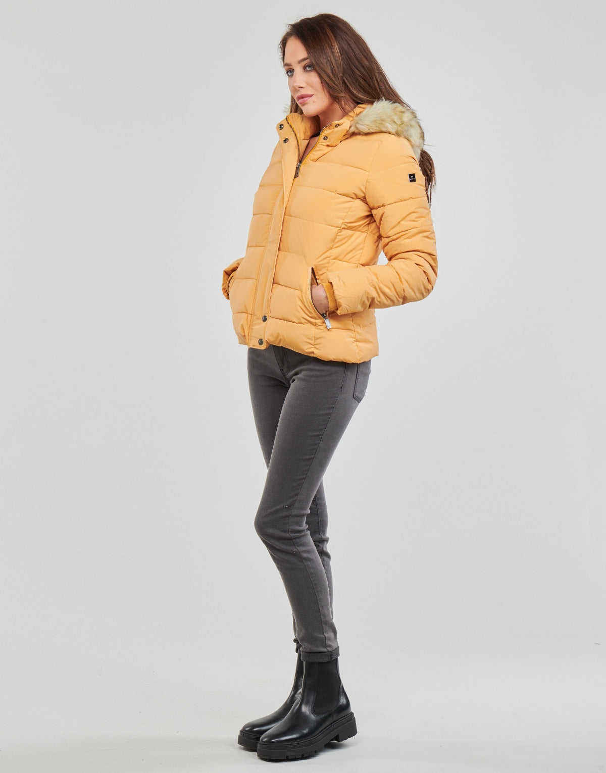 Piumino Donna Kaporal DIBBY Giallo