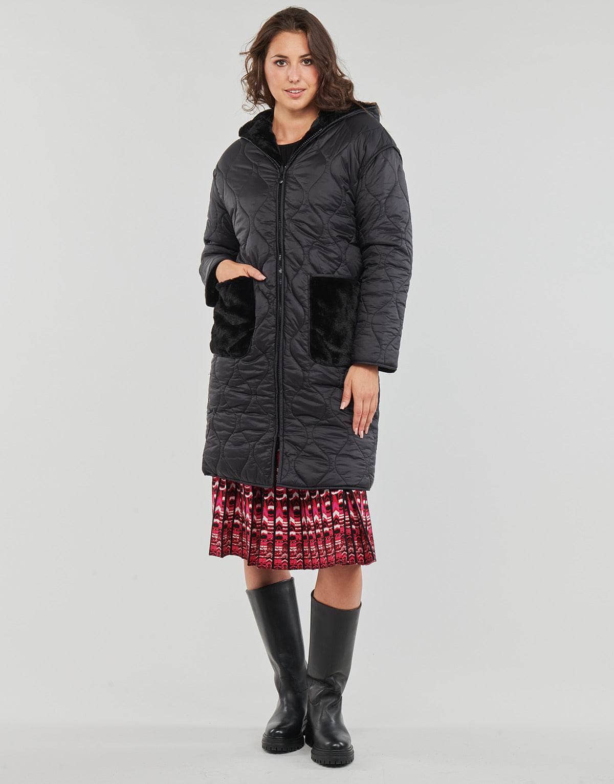 Mantella Donna Derhy FAUSTINE PARKA Nero