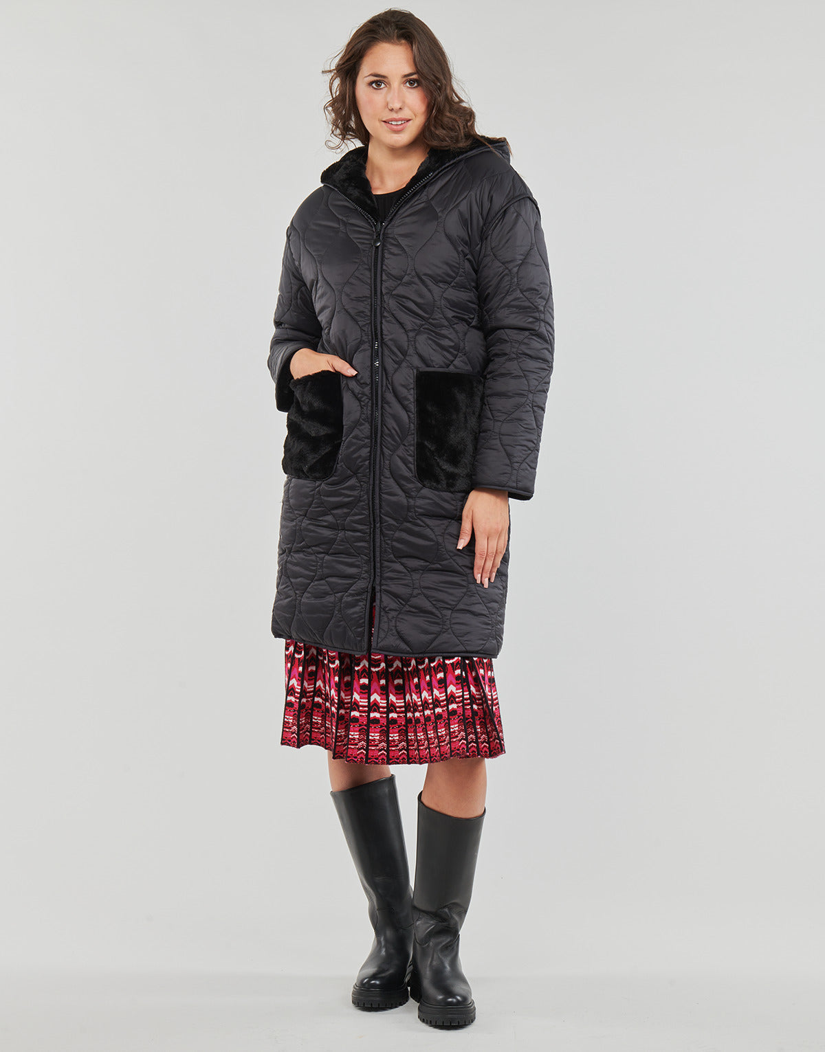 Mantella Donna Derhy  FAUSTINE PARKA  Nero