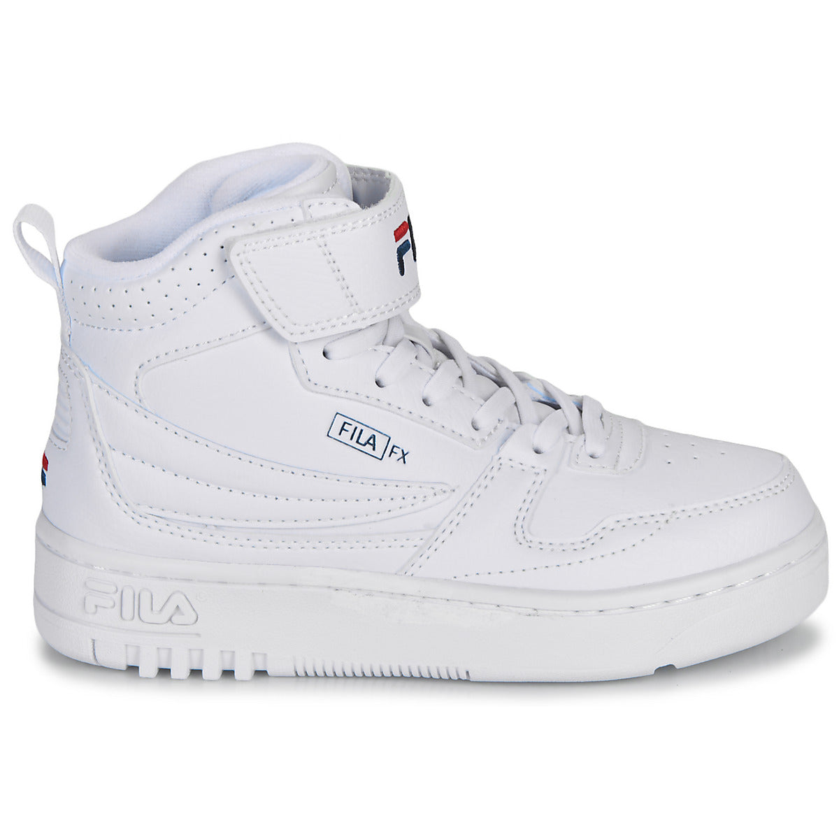Scarpe bambini ragazza Fila FXVENTUNO VELCRO MID KIDS Bianco