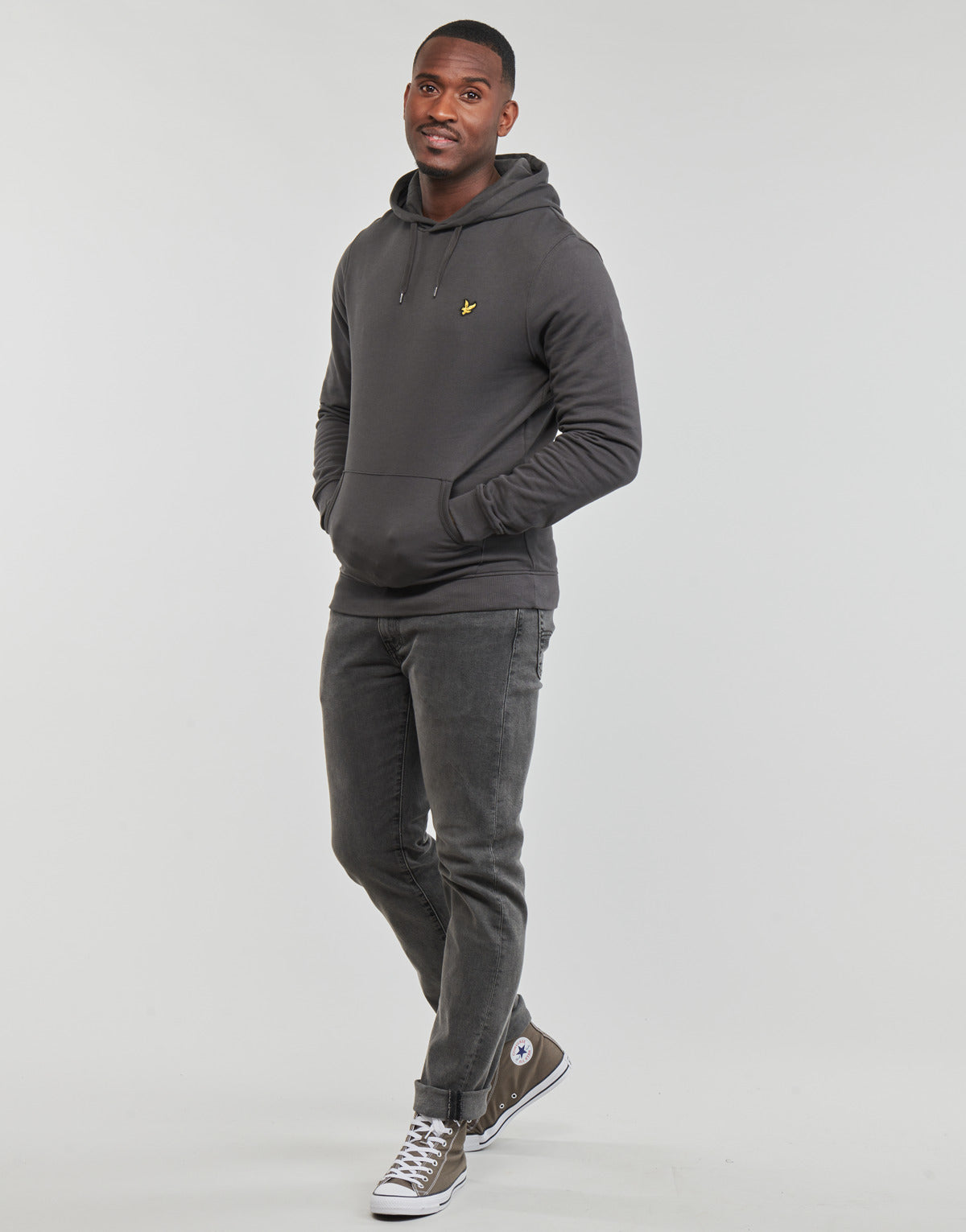Felpa Uomo Lyle & Scott  ML416VOG  Grigio