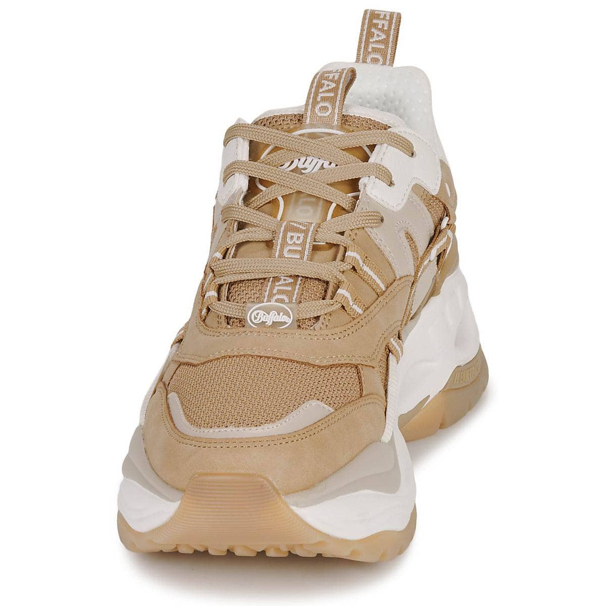 Sneakers basse Donna Buffalo TRIPLET HOLLOW Beige
