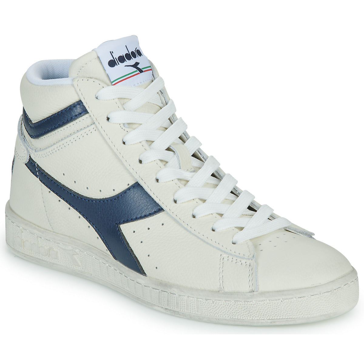 Sneakers alte Uomo Diadora  GAME L HIGH WAXED  Bianco