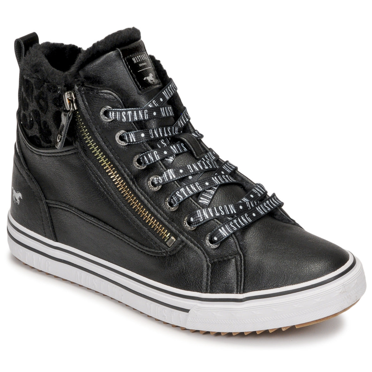 Sneakers alte Donna Mustang  1365603  Nero