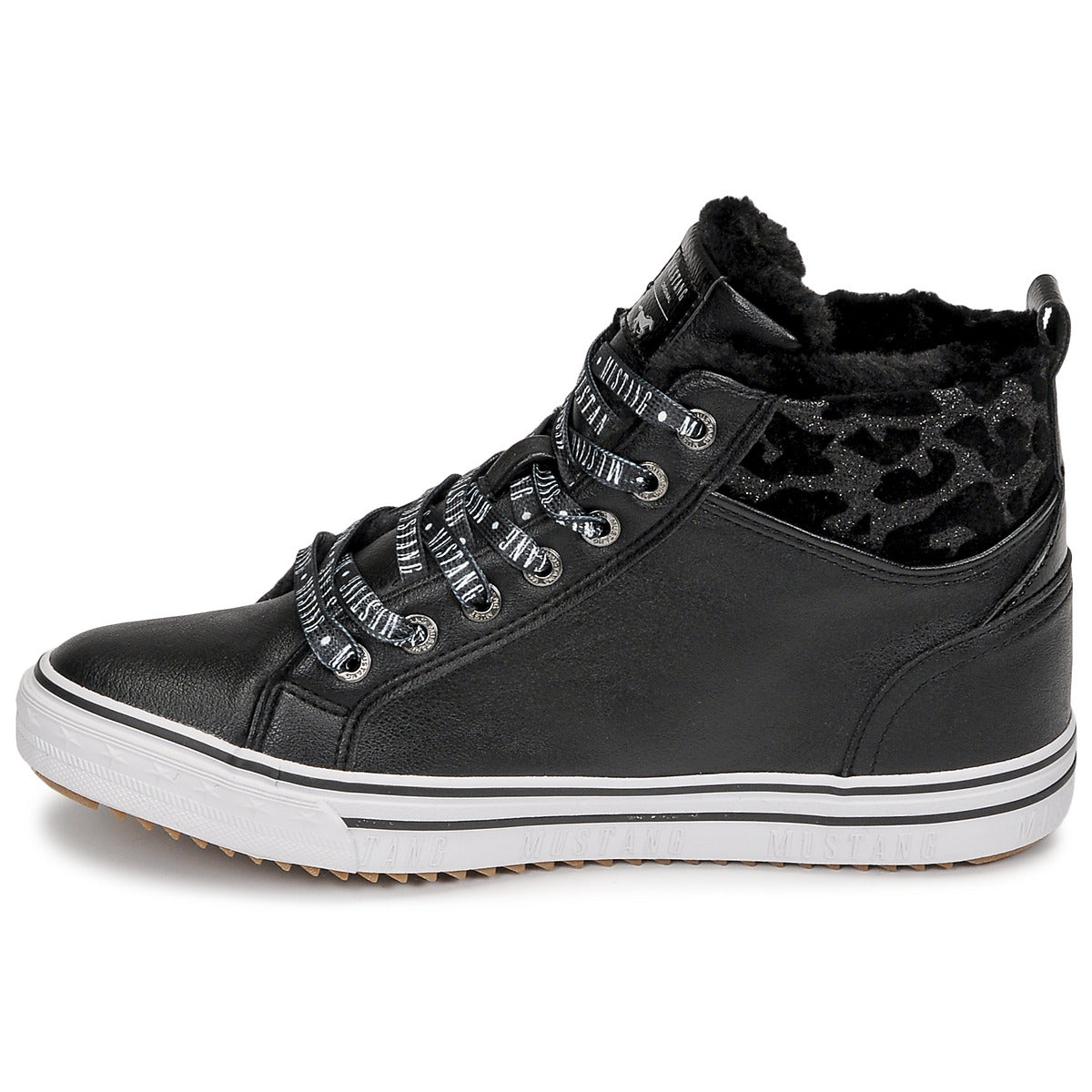 Sneakers alte Donna Mustang  1365603  Nero