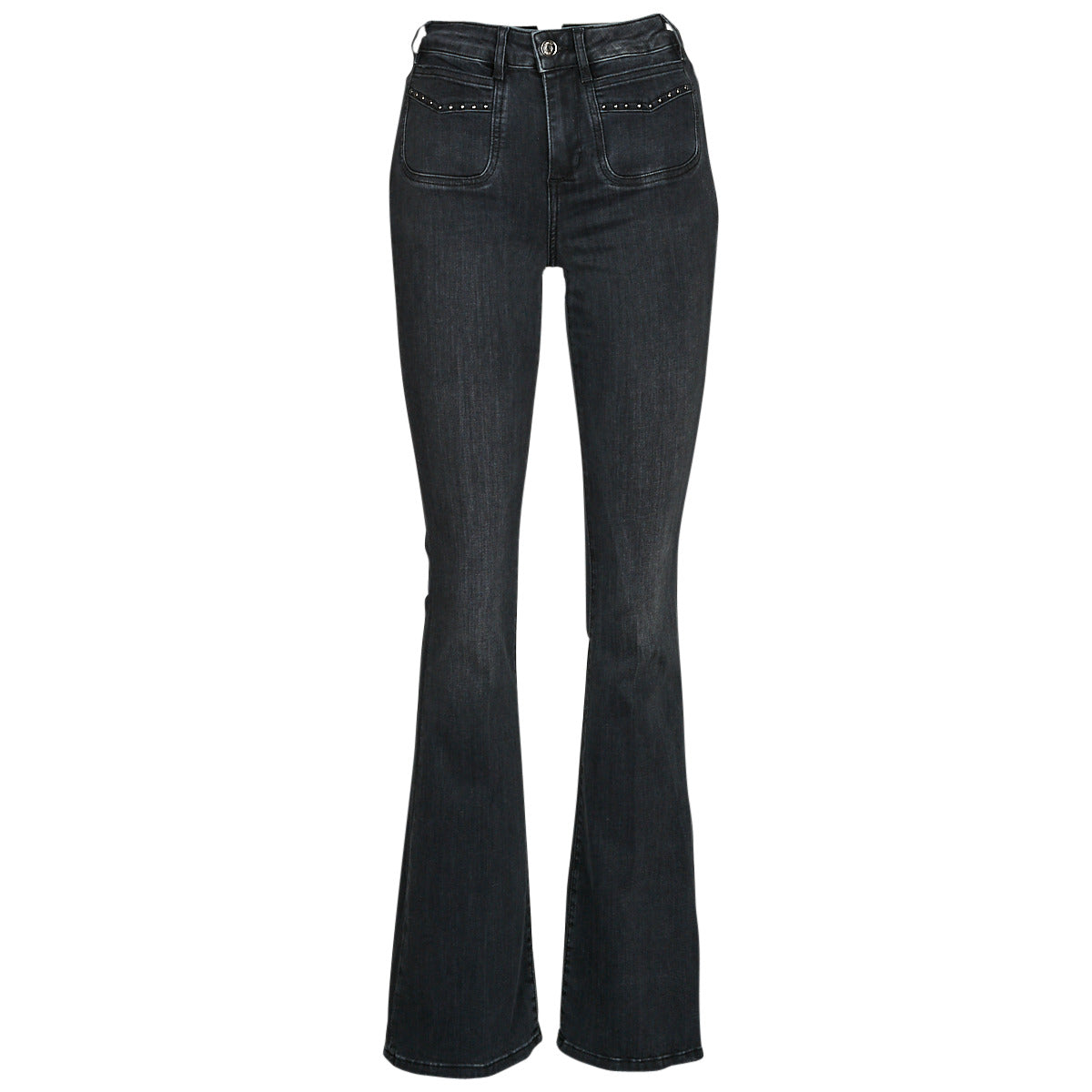 Jeans Bootcut Donna Liu Jo UF3138 Nero