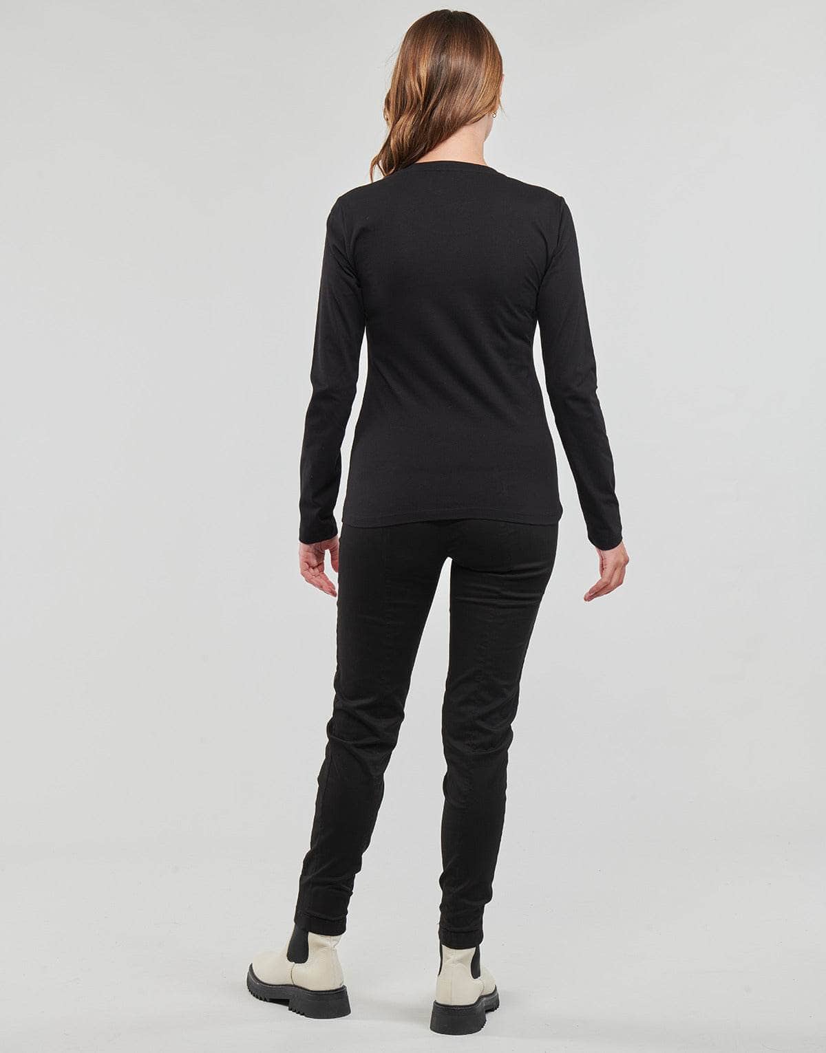 T-shirts a maniche lunghe Donna Liu Jo MF3426 Nero