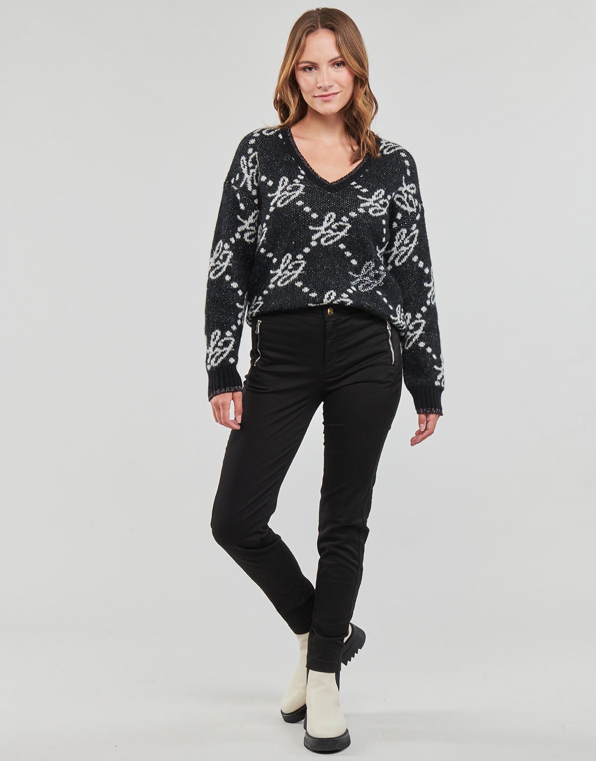 Pantalone Donna Liu Jo MF3274 Nero