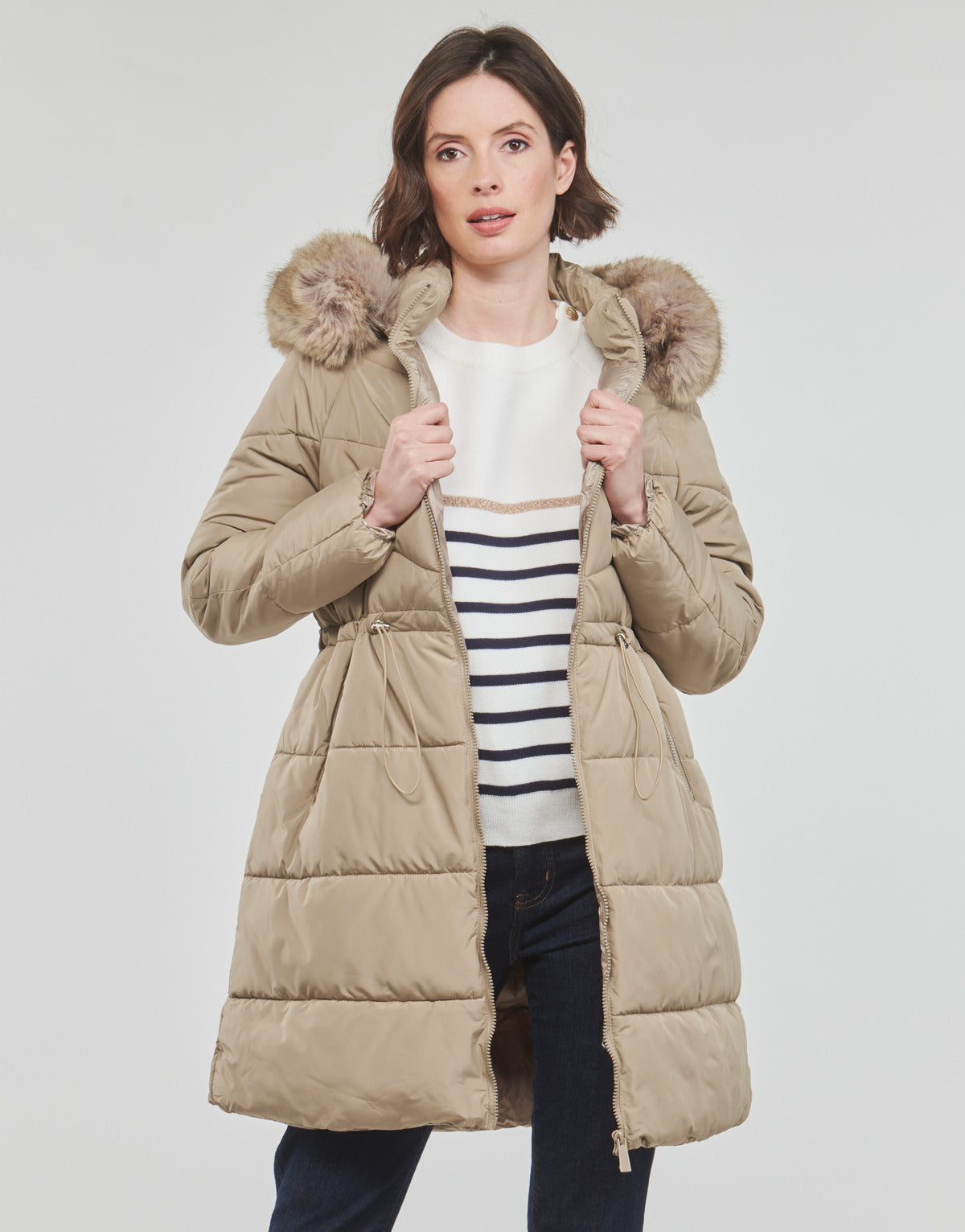 Piumino Donna Betty London DOVINE Beige