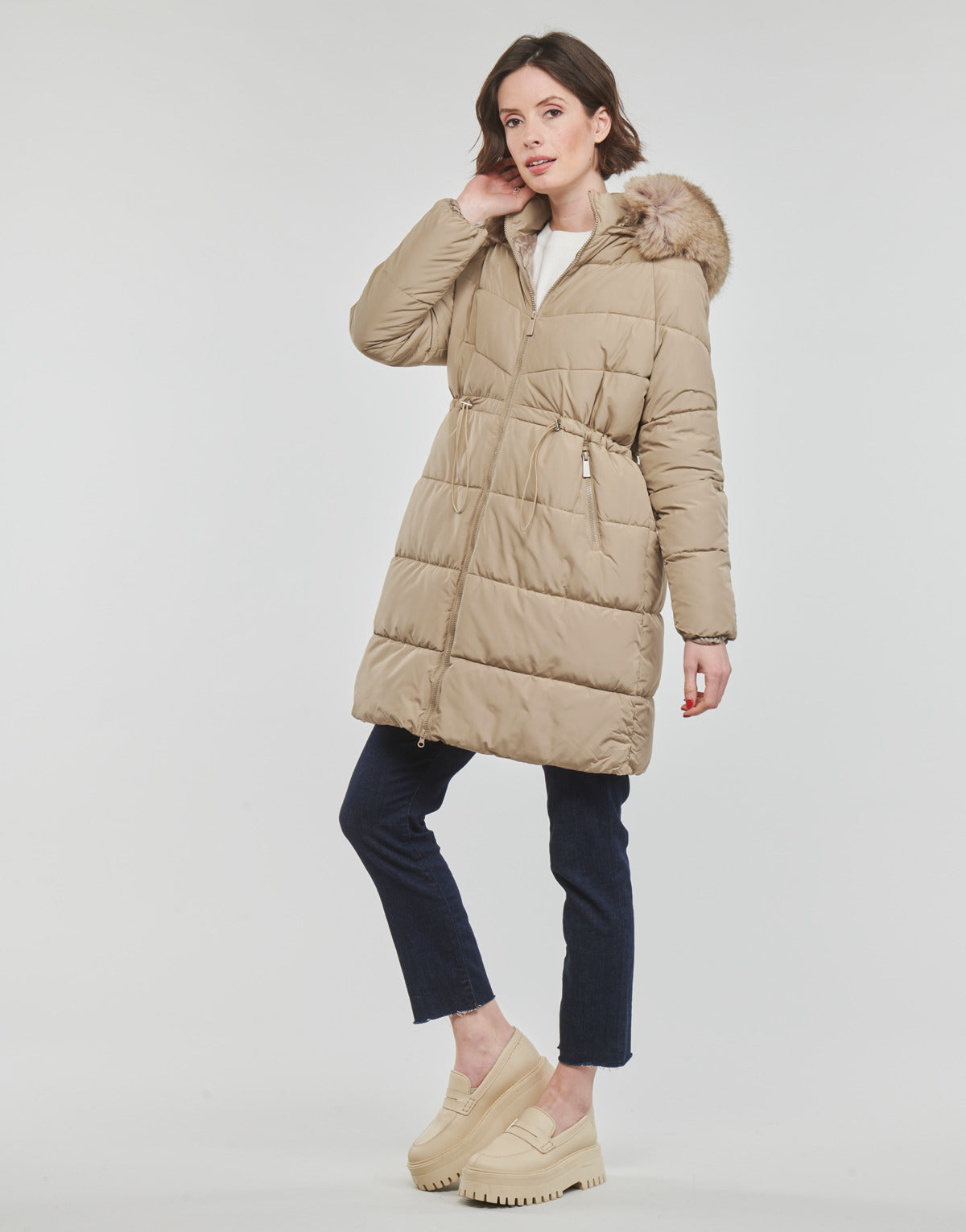 Piumino Donna Betty London DOVINE Beige