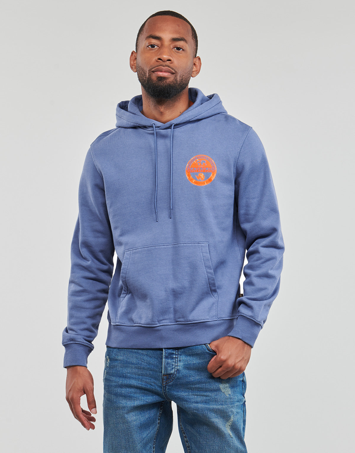 Felpa Uomo Napapijri BOLLO Blu