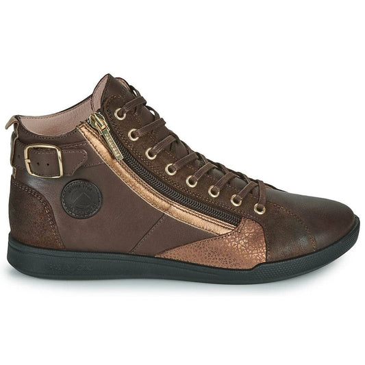 Sneakers alte Donna Pataugas PALME/MIX Marrone