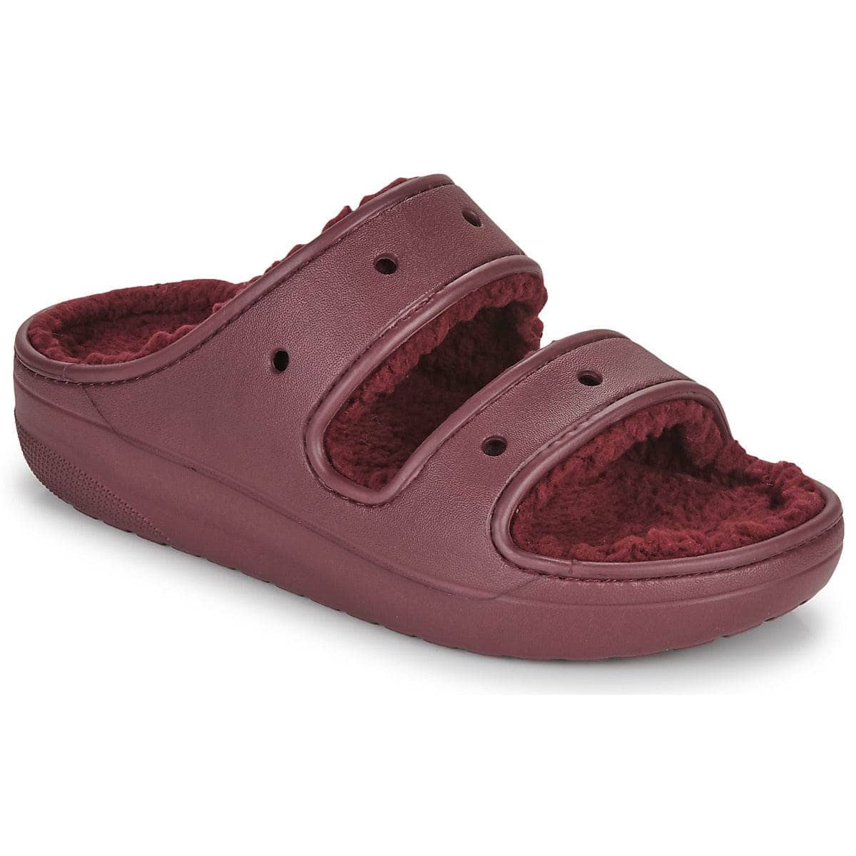 Scarpe Donna Crocs Classic Cozzzy Sandal Bordeaux