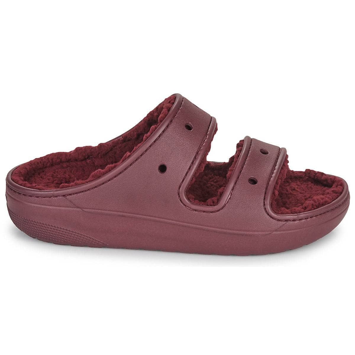 Scarpe Donna Crocs Classic Cozzzy Sandal Bordeaux