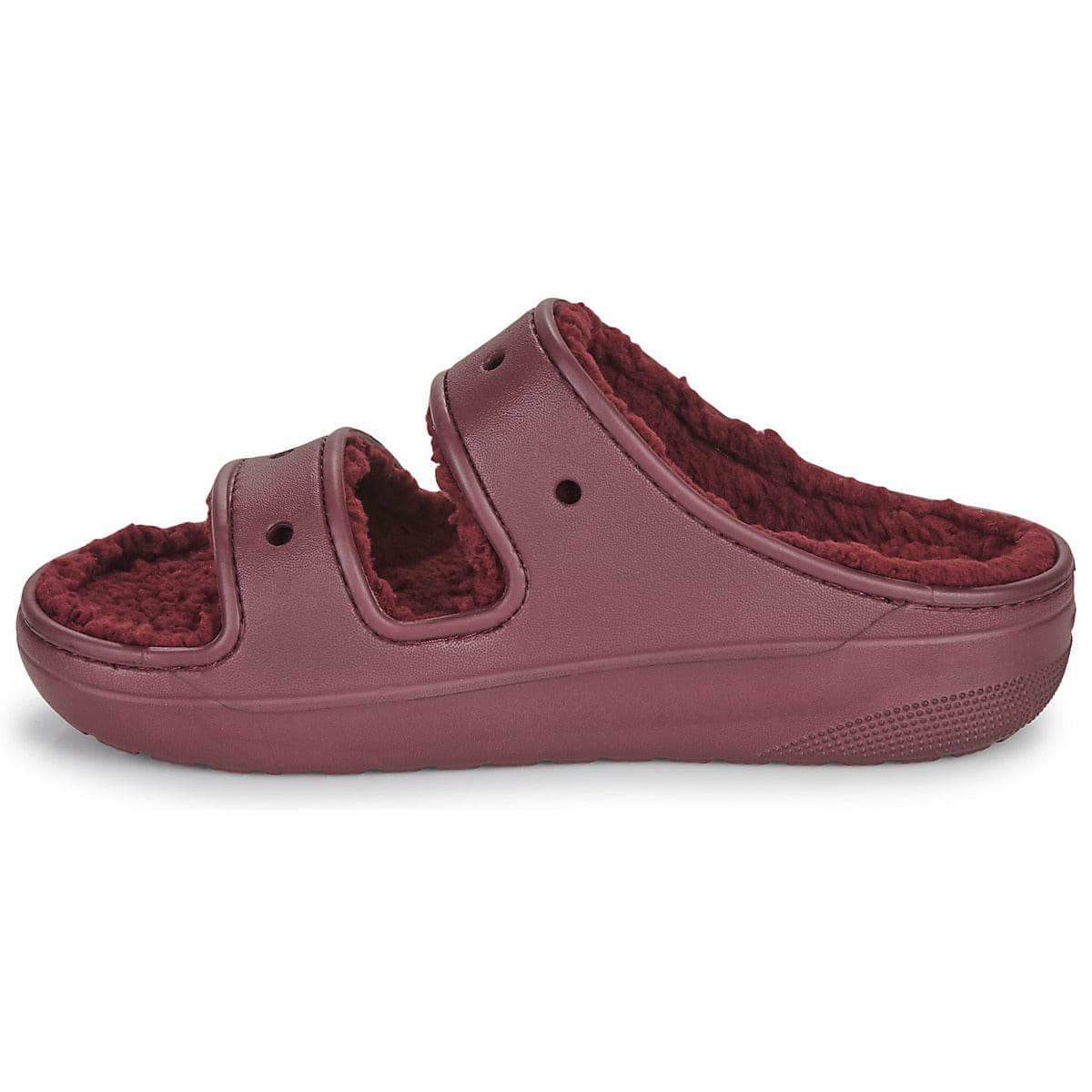 Scarpe Donna Crocs Classic Cozzzy Sandal Bordeaux