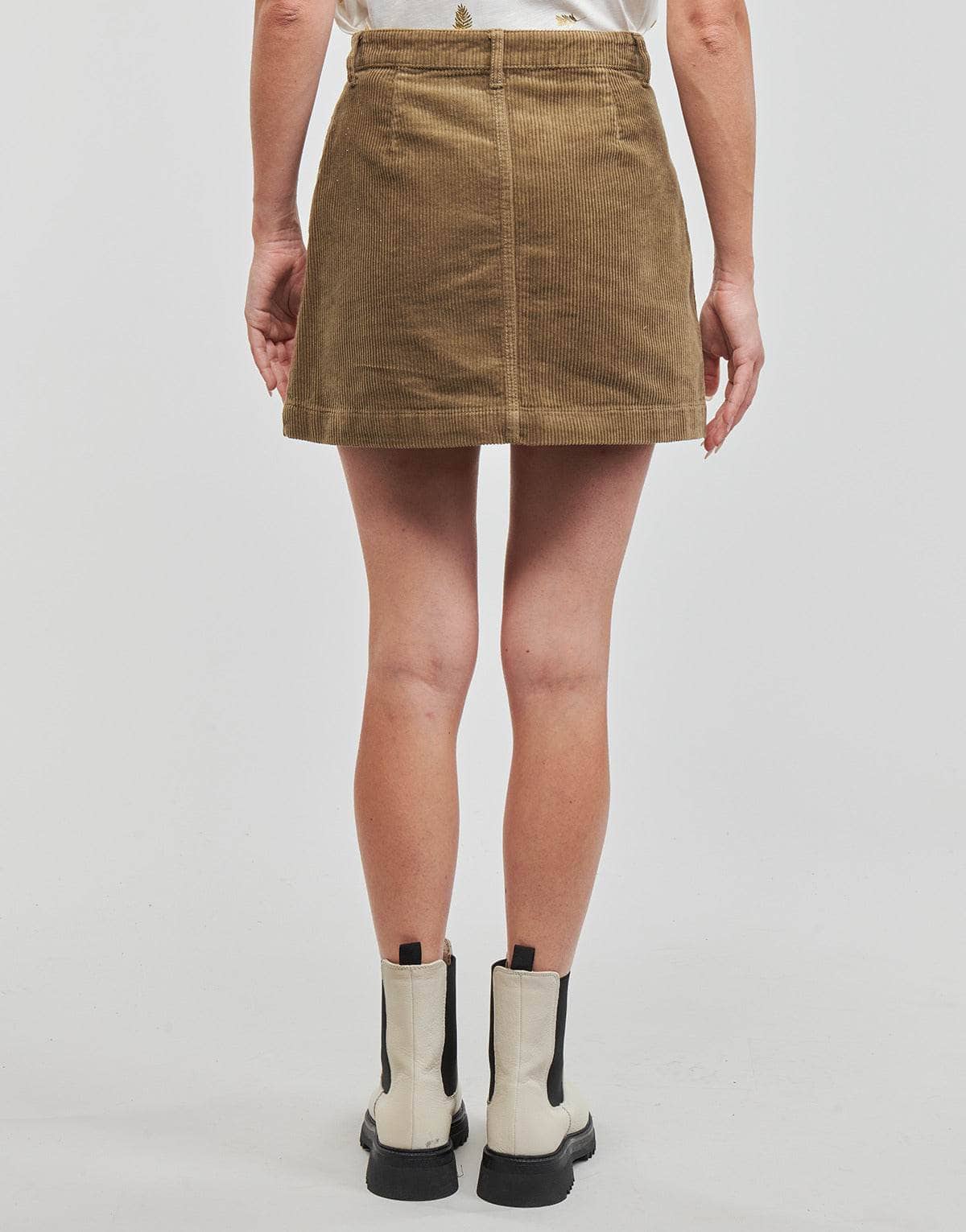 Gonna Donna Only ONLAMAZING HW CORD SKIRT PNT Marrone