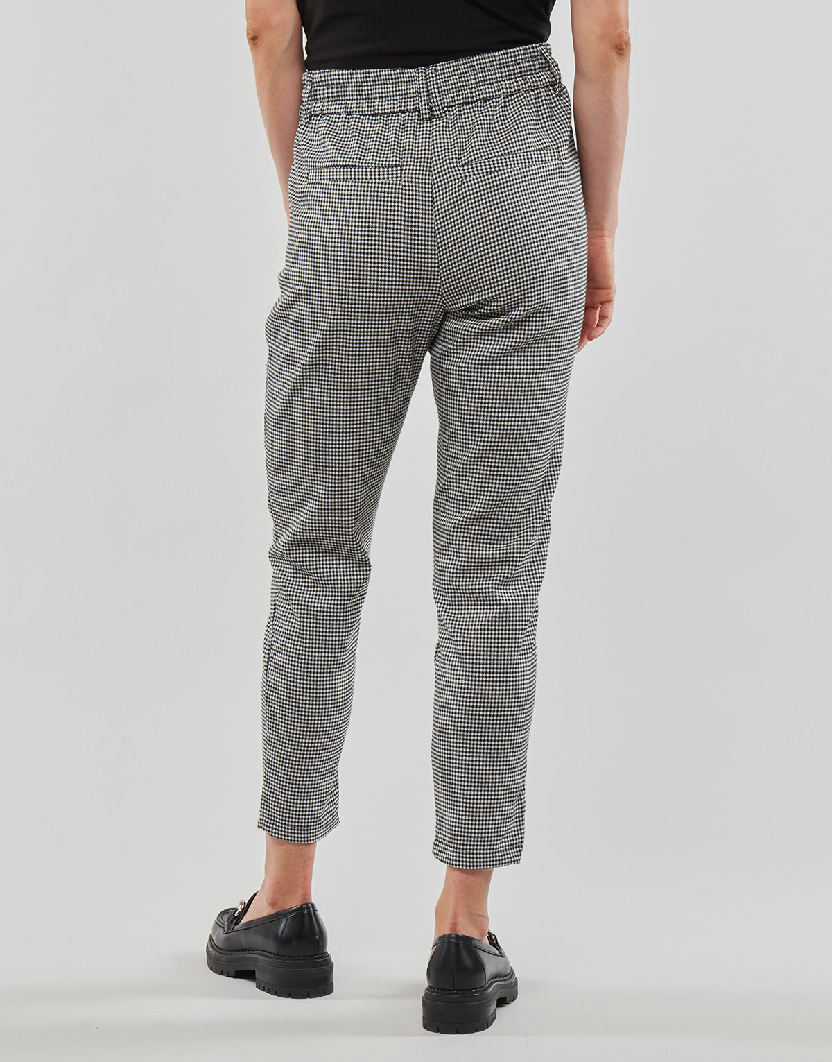 Pantalone Chino Donna Only  ONLPOPTRASH EASY THINK CHECK PNT  Grigio