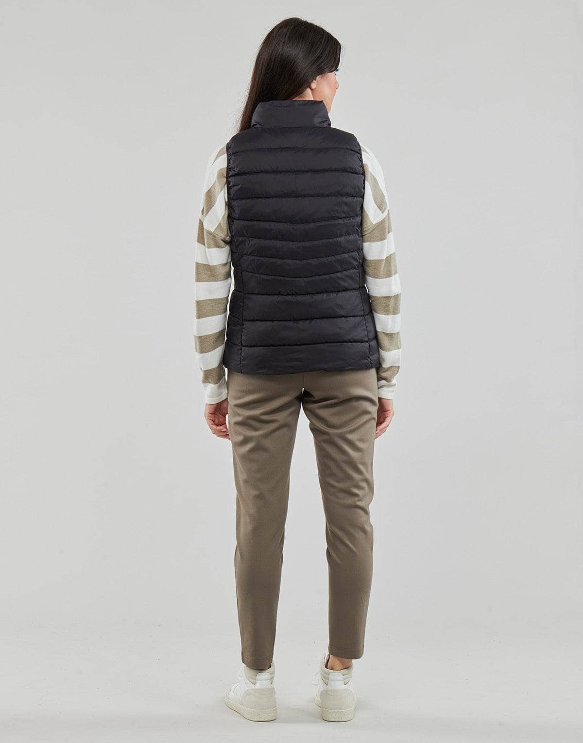 Piumino Donna Only ONLNEWCLAIRE QUILTED WAISTCOAT OTW Nero
