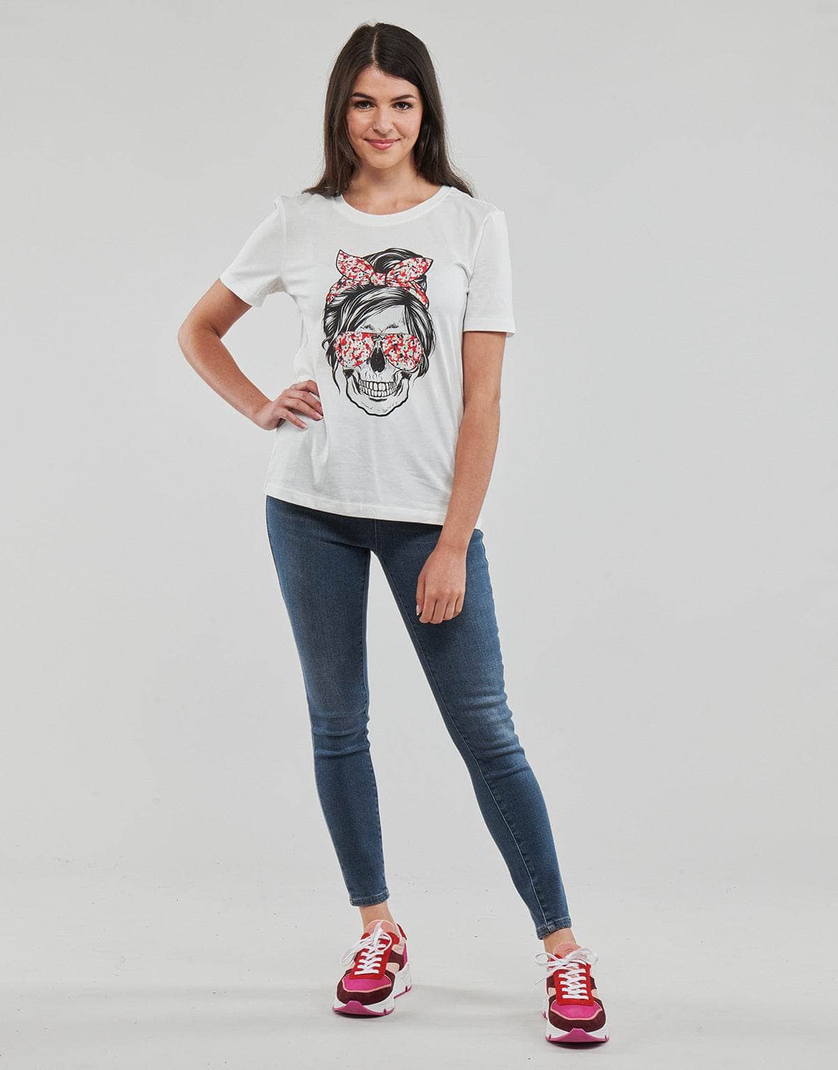 Jeans Slim Donna Only ONLMILA HW SK ANK DNM BJ407 Blu