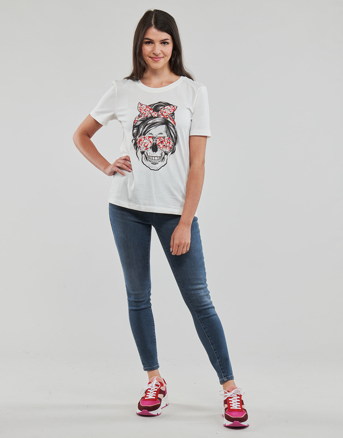 Jeans Slim Donna Only  ONLMILA HW SK ANK DNM BJ407  Blu