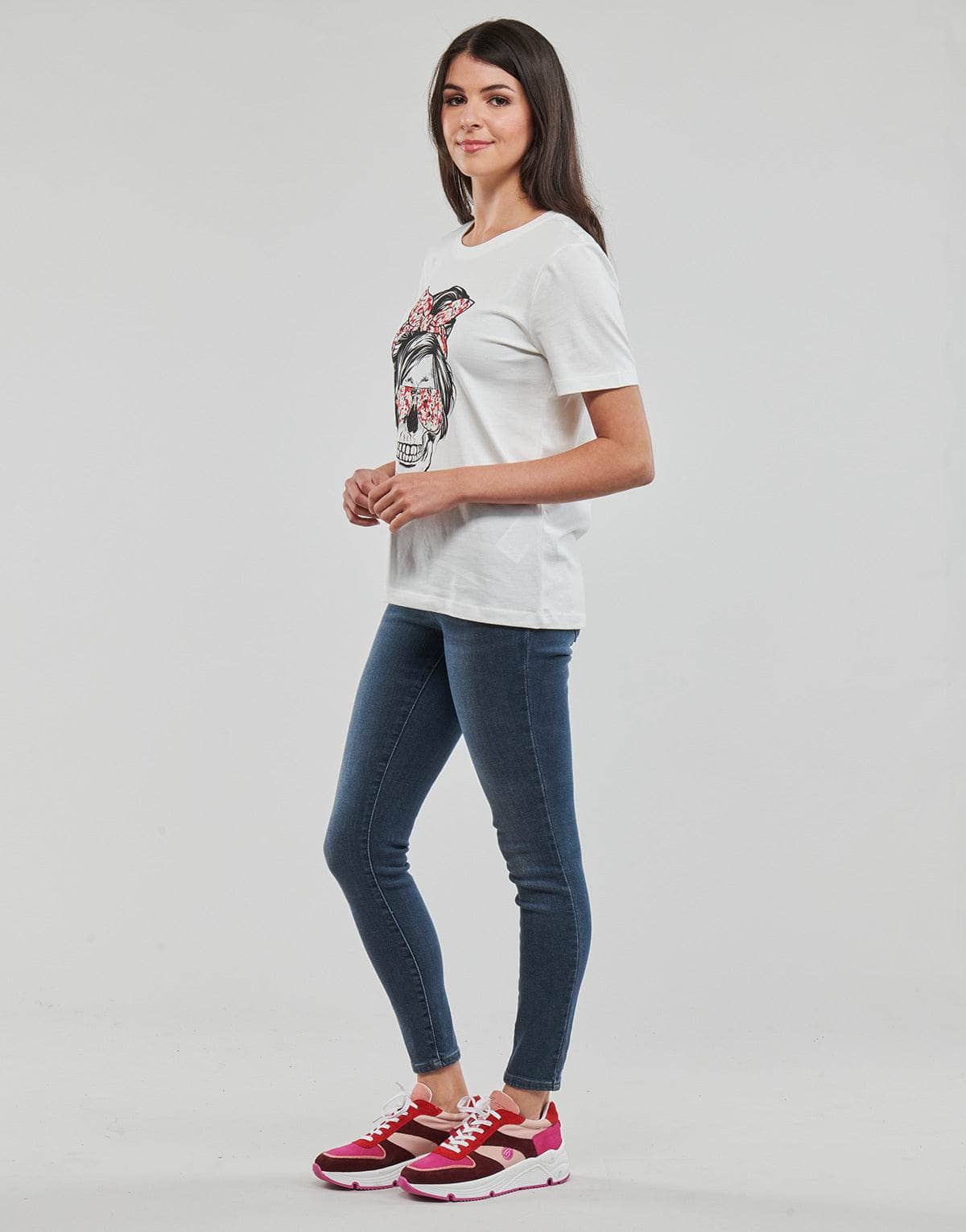 Jeans Slim Donna Only ONLMILA HW SK ANK DNM BJ407 Blu