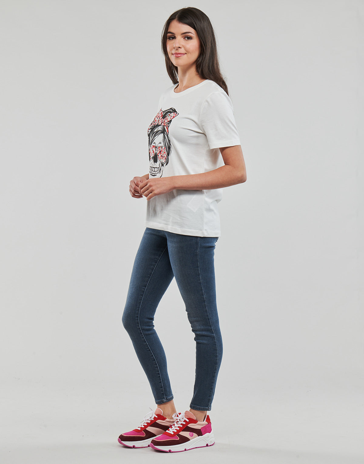 Jeans Slim Donna Only  ONLMILA HW SK ANK DNM BJ407  Blu