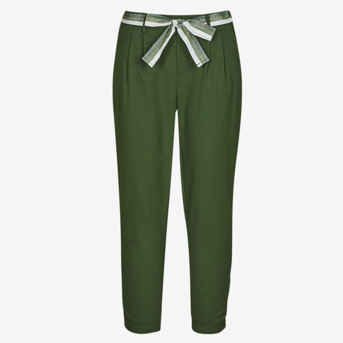 Pantalone Chino Donna Only  ONLRITA LOOSE NEW BELT PANT TLR  Verde