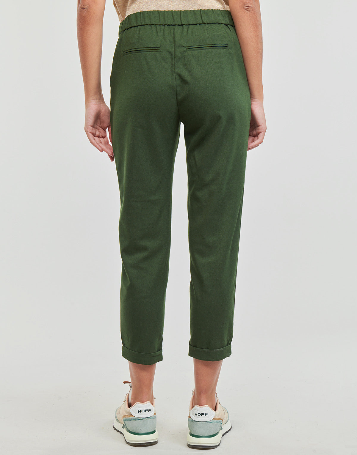 Pantalone Chino Donna Only  ONLRITA LOOSE NEW BELT PANT TLR  Verde