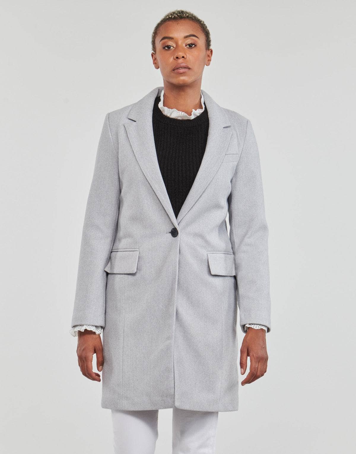 Mantella Donna Only ONLNANCY LIFE COAT CC OTW Grigio