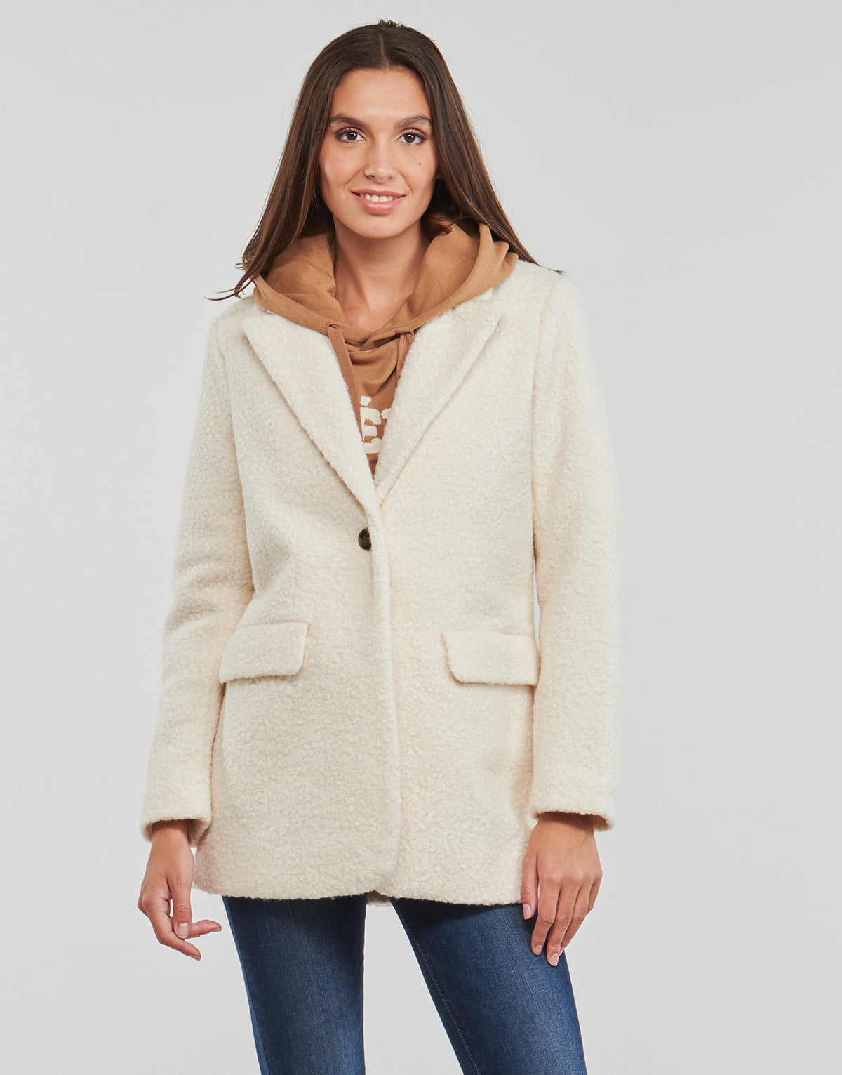 Mantella Donna Only  ONLPIPER BOSTON BLAZER CC OTW  Beige