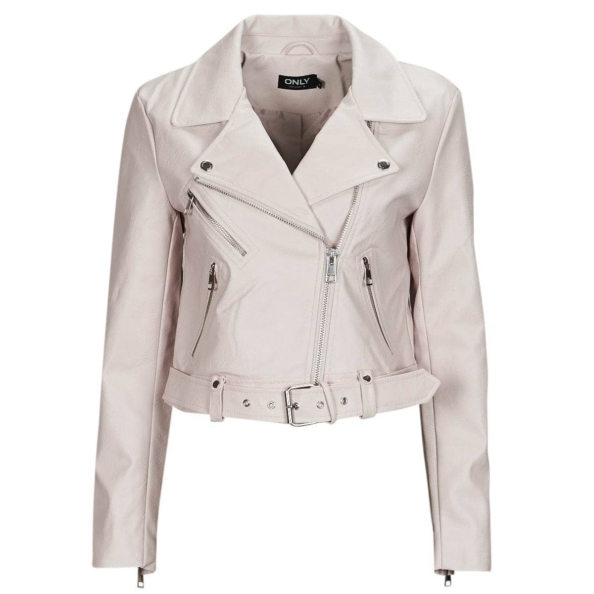 Giacca in pelle Donna Only ONLNEWVERA FAUX LEATHER BIKER CC OTW Beige