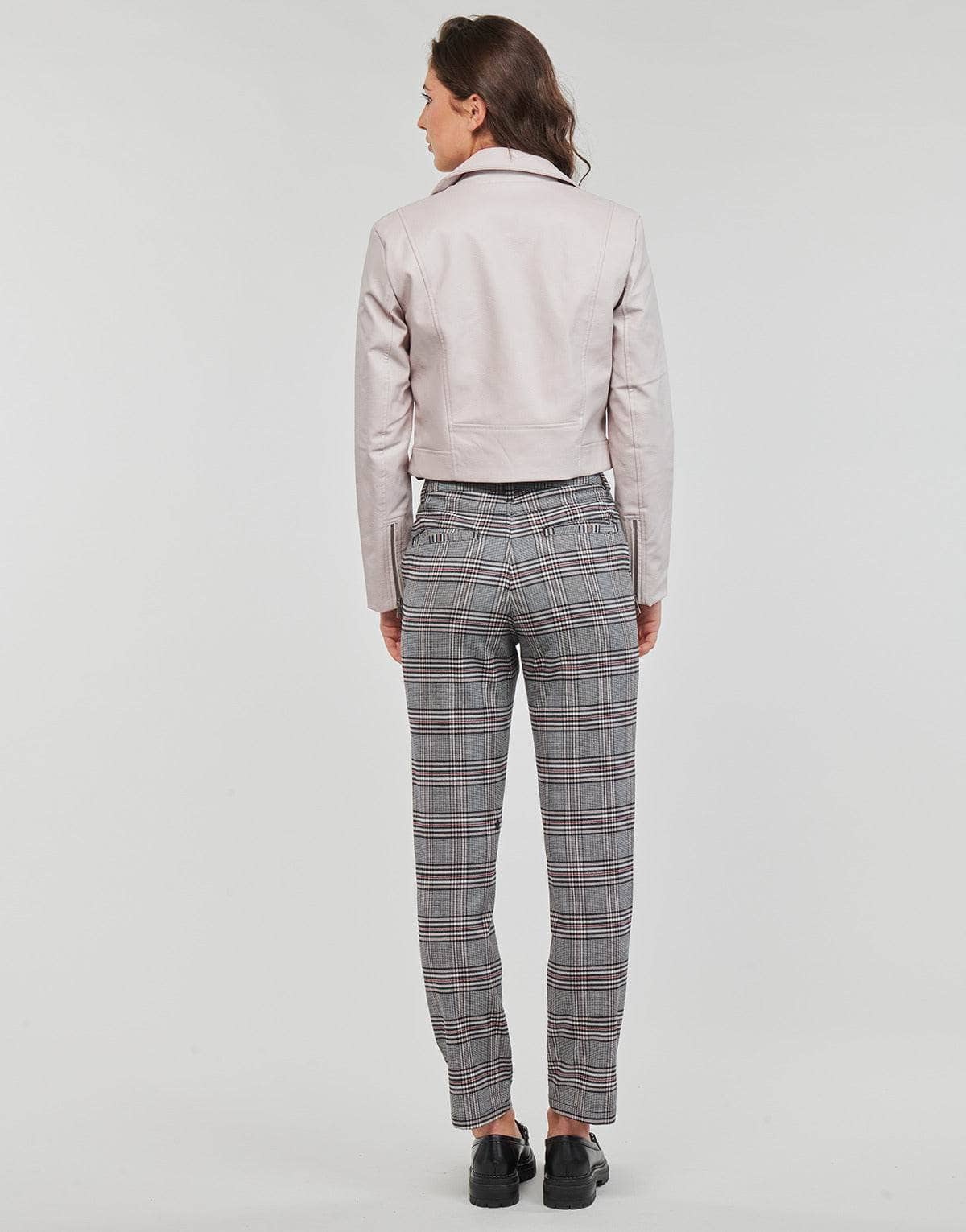 Giacca in pelle Donna Only ONLNEWVERA FAUX LEATHER BIKER CC OTW Beige