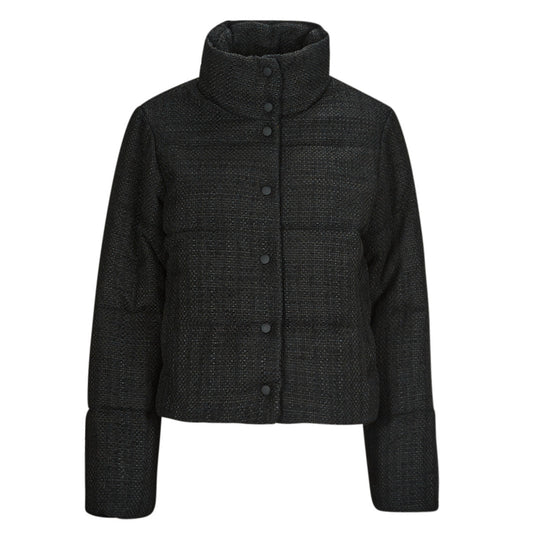 Piumino Donna Only ONLWIKI BOUCLE MIX PUFFER JACKET OTW Nero