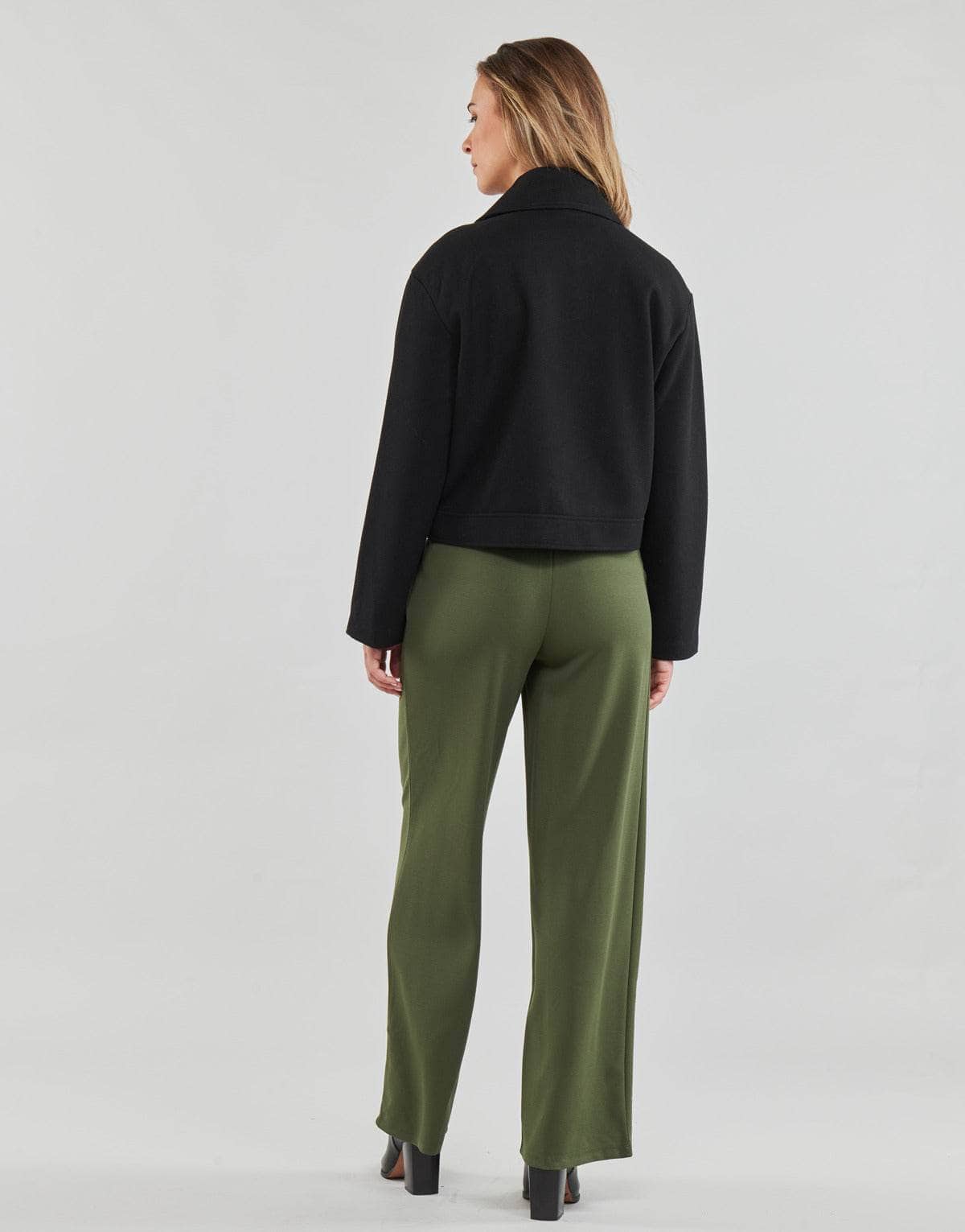 Giacca in pelle Donna Only ONLNANCY BIKER JACKET OTW Nero