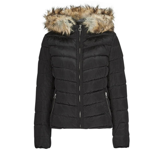 Piumino Donna Only ONLELLAN QUILTED HOOD JACKET CC OTW Nero