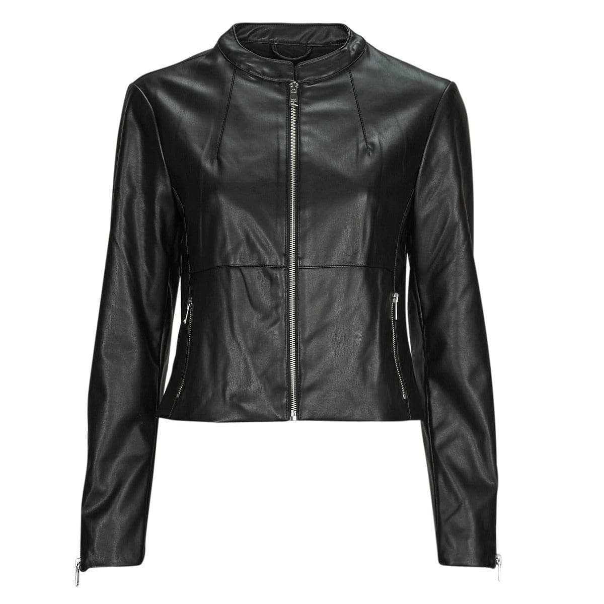 Giacca in pelle Donna Only ONLVICS FAUX LEATHER JACKET OTW Nero