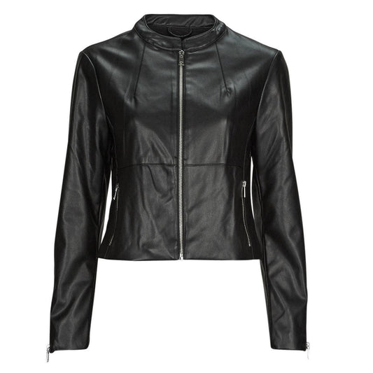 Giacca in pelle Donna Only ONLVICS FAUX LEATHER JACKET OTW Nero