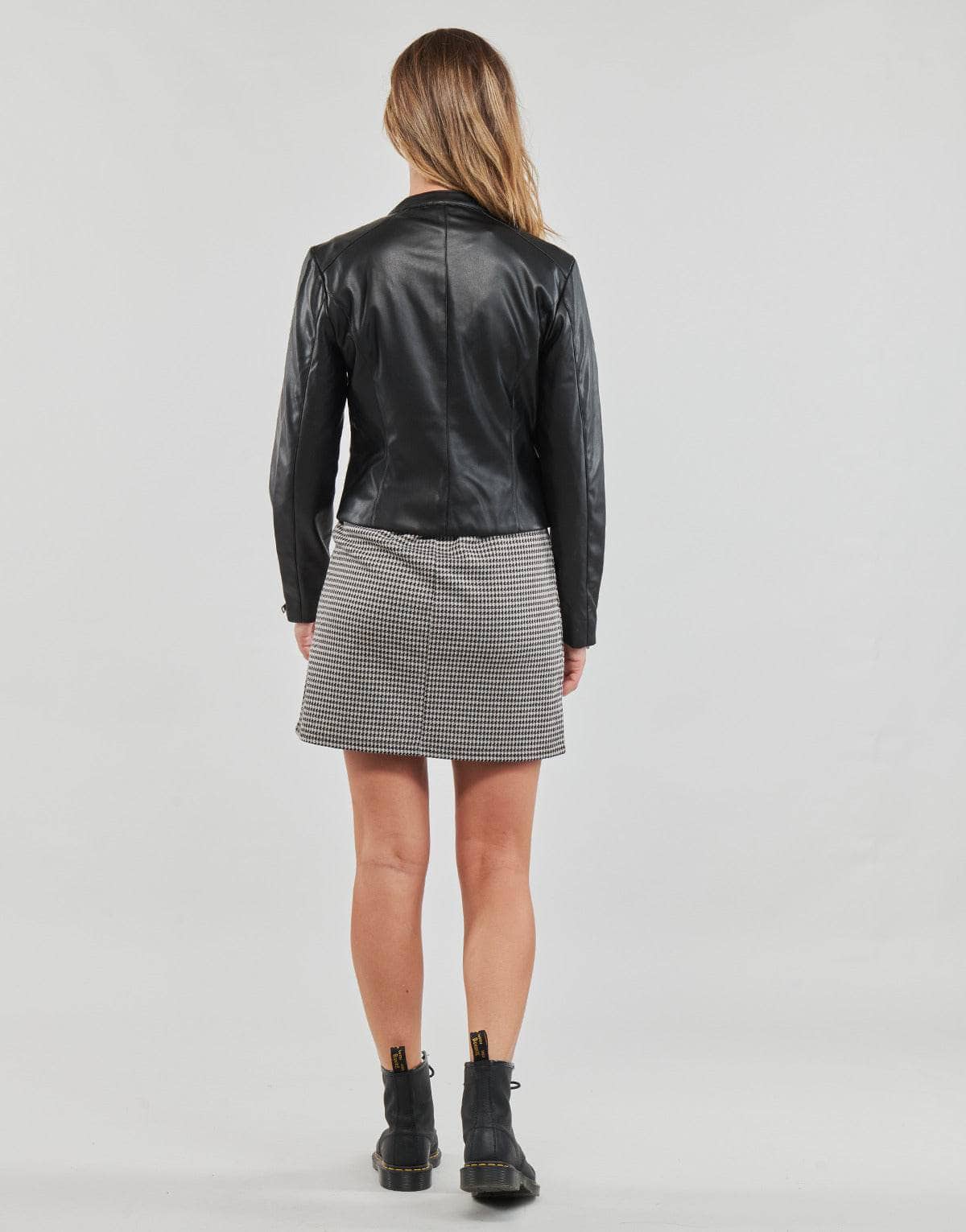Giacca in pelle Donna Only ONLVICS FAUX LEATHER JACKET OTW Nero