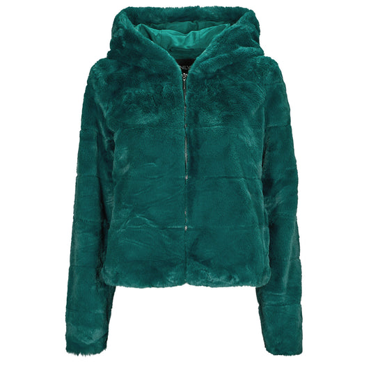 Giubbotto Donna Only  ONLNEWCHRIS FUR  HOODED JACKET CC OTW  Verde