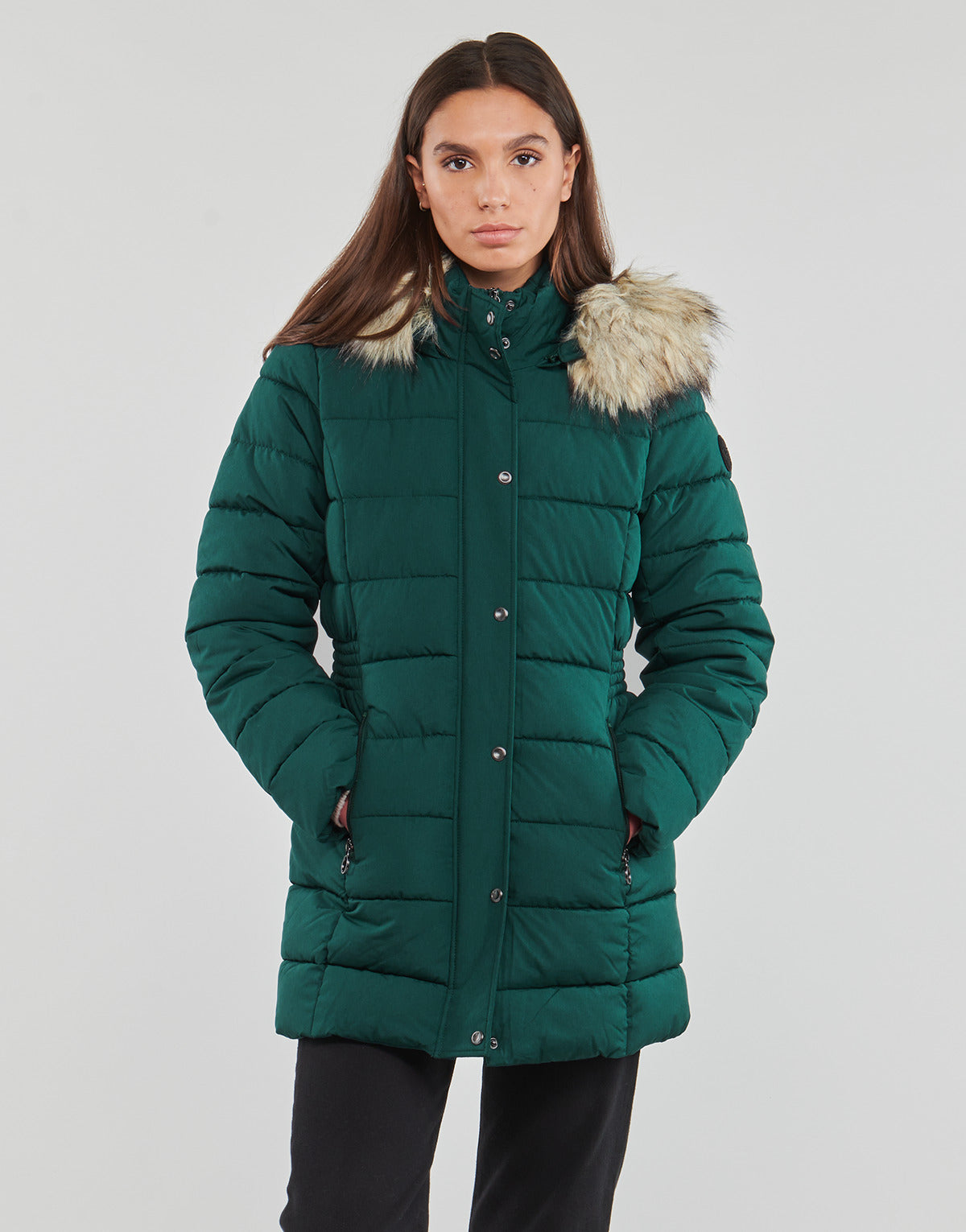 Piumino Donna Only  ONLNEWLUNA QUILTED COAT CC OTW  Verde