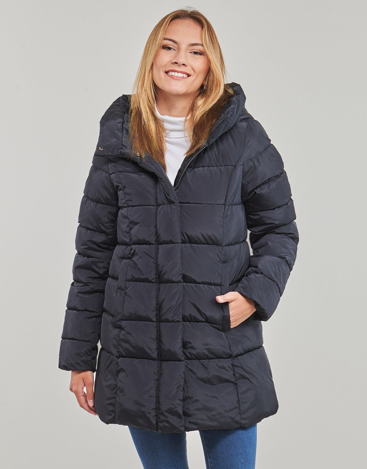 Piumino Donna Only  ONLLINA PUFFER COAT CC OTW  Marine